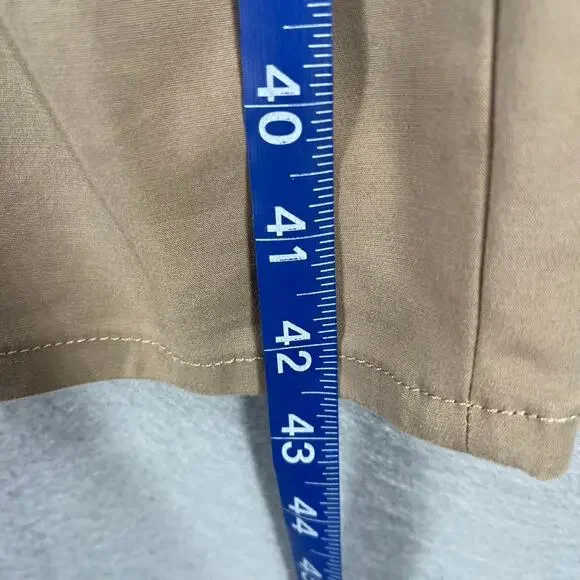 34 Heritage Pants Mens 32x32 Brown Verona Mid Rise Slim Leg Chino Stretch Casual - Picture 11 of 16